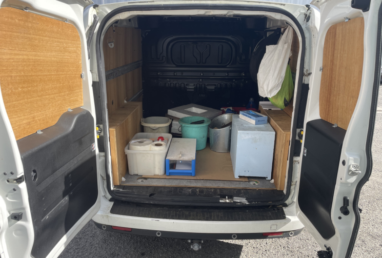 FIAT DOBLO cargo 1.4 t-jet 120cv bi carburation essence/gnv*attelage*clim*Prise usb