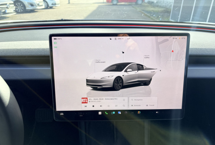 Tesla Model 3 Standard RWD 60 Kw 284 ch*Ecran Ar.*Caméra de recul*Radar 360°
