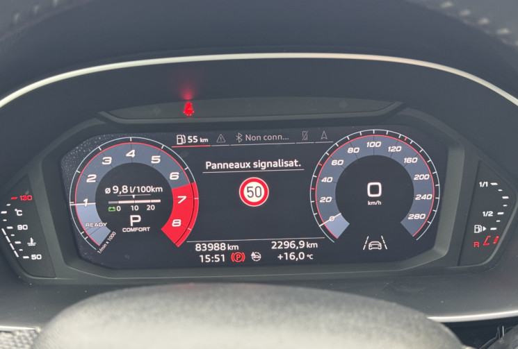 Audi Q3 S-line 35 TFSi 150 ch S-Tronic7 / Camera / Sieges chauffants / Entretien Audi