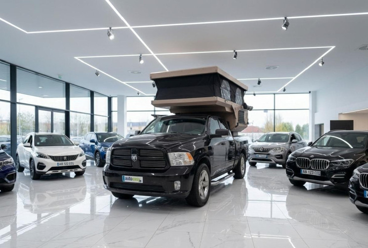 Dodge RAM 1500 V8 5.7 HEMI GPL + CELLULE CAMPER X OVERLAND - 130000 KM - 1ERE MAIN - FULL OPTIONS
