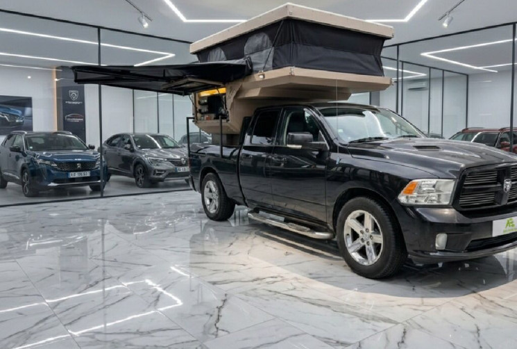 Dodge RAM 1500 V8 5.7 HEMI GPL + CELLULE CAMPER X OVERLAND - 130000 KM - 1ERE MAIN - FULL OPTIONS