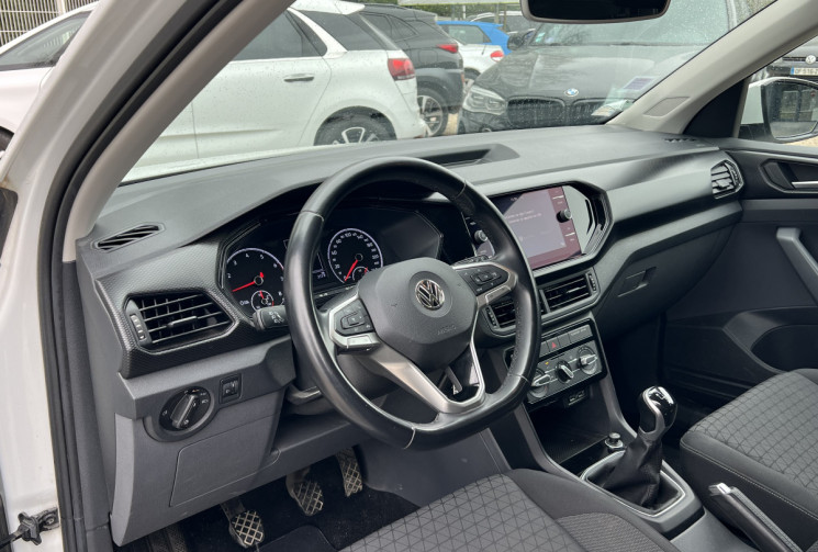 Volkswagen T-Cross 1.0 TSI 95 Lounge BVM5 / 2ème Main / Caméra / Carplay / ACC / Angles Morts