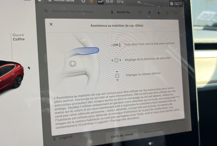 Tesla Model 3 Dual Motor Long Range AWD 75kwh * FRANÇAISE * Visible sur Parc * Grande Autonomie