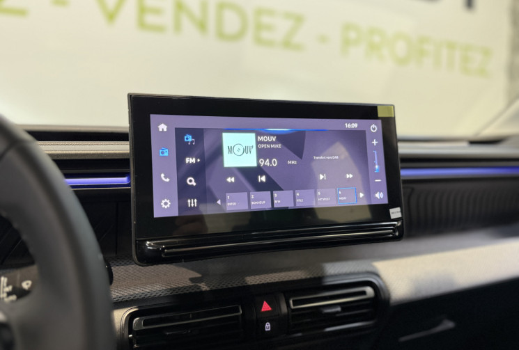 Citroën C3 Electrique 113ch YOU + Pack Plus - Garantie constructeur