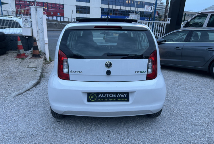 Skoda CITIGO 1.0 12V MPI 60 Ch ELEGANCE BVM5 5P * RADAR AR * TOIT OUVRANT * CLIMATISATION