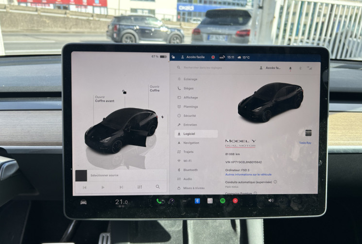 Tesla Model Y 534 Ch PERFORMANCE AWD 75 KWH * FSD (CONDUITE ENTIEREMENT AUTONOME) *