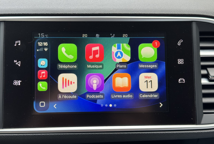 Peugeot 308 1.2 THP 130 ALLURE * GPS * CARPLAY * CAMERA * LED * DISTRI OK 12/2025