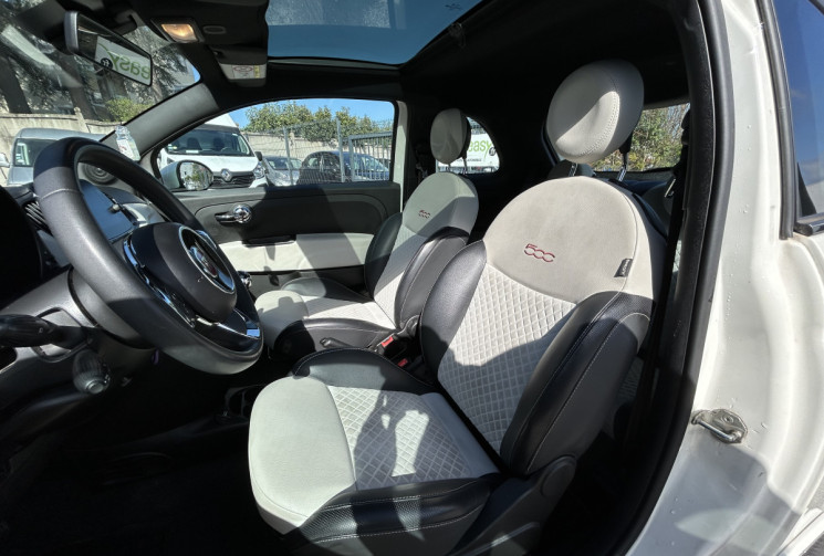 FIAT 500 1.2 / 69 CH / LOUNGE / GARANTIE CONSTRUCTEUR 10 ANS