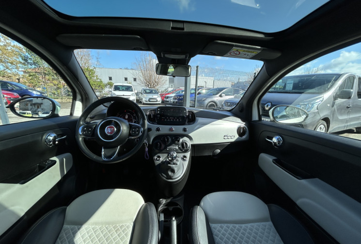 FIAT 500 1.2 / 69 CH / LOUNGE / GARANTIE CONSTRUCTEUR 10 ANS