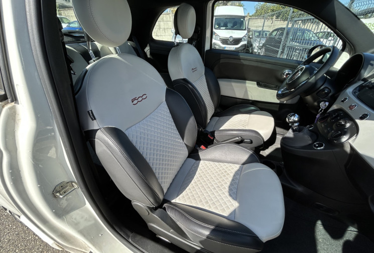 FIAT 500 1.2 / 69 CH / LOUNGE / GARANTIE CONSTRUCTEUR 10 ANS