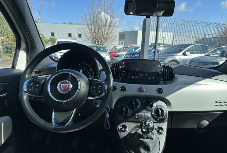 FIAT 500 1.2 / 69 CH / LOUNGE / GARANTIE CONSTRUCTEUR 10 ANS