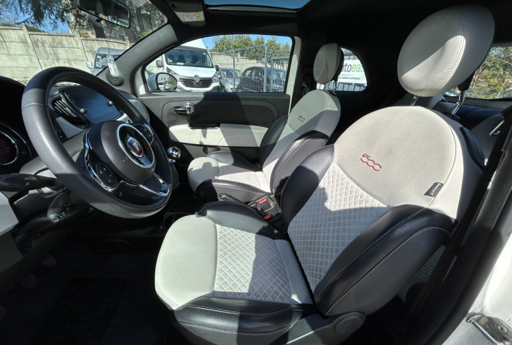 FIAT 500 1.2 / 69 CH / LOUNGE / GARANTIE CONSTRUCTEUR 10 ANS