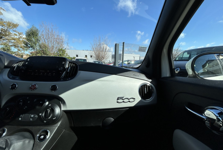 FIAT 500 1.2 / 69 CH / LOUNGE / GARANTIE CONSTRUCTEUR 10 ANS