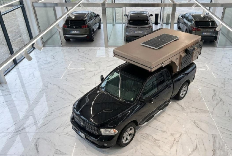 Dodge RAM 1500 V8 5.7 HEMI GPL + CELLULE CAMPER X OVERLAND - 130000 KM - 1ERE MAIN - FULL OPTIONS