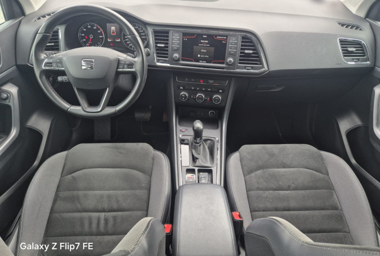 SEAT ATECA 1.5 TSI DSG7 STYLE 150 CV * ALCANTA * 1ER MAIN * CARNET COMPLET 