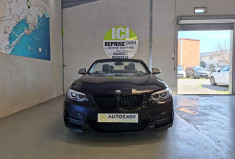 BMW Série 2 Cabriolet M SPORT 240i 340 CH  B58 6 CYLINDRES CAPOTE GRIS GRAPHIQUE