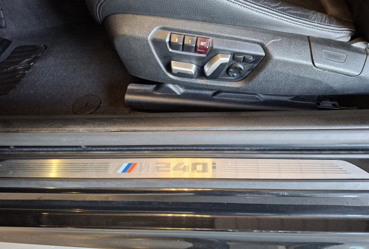 BMW Série 2 Cabriolet M SPORT 240i 340 CH  B58 6 CYLINDRES CAPOTE GRIS GRAPHIQUE
