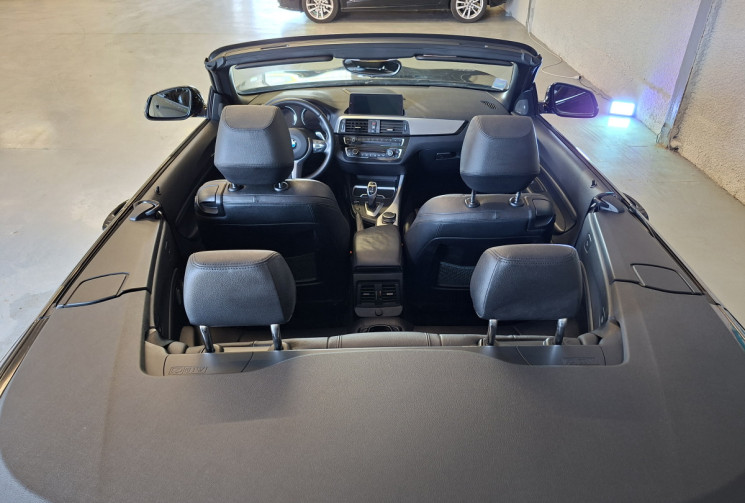 BMW Série 2 Cabriolet M SPORT 240i 340 CH  B58 6 CYLINDRES CAPOTE GRIS GRAPHIQUE