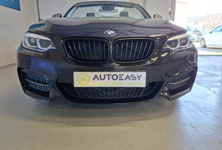 BMW Série 2 Cabriolet M SPORT 240i 340 CH  B58 6 CYLINDRES CAPOTE GRIS GRAPHIQUE