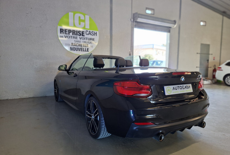 BMW Série 2 Cabriolet M SPORT 240i 340 CH  B58 6 CYLINDRES CAPOTE GRIS GRAPHIQUE