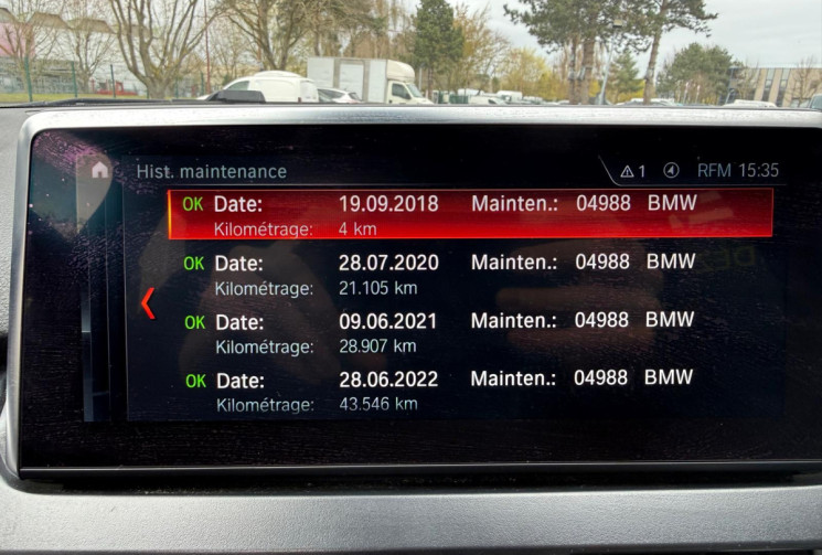 BMW SERIE 2 ACTIVETOURER  F45 LCI 218d 150 ch  Luxury SUIVIS BMW - Toit Ouvrant - Sieges chauffant