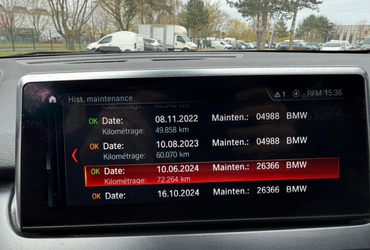 BMW SERIE 2 ACTIVETOURER  F45 LCI 218d 150 ch  Luxury SUIVIS BMW - Toit Ouvrant - Sieges chauffant