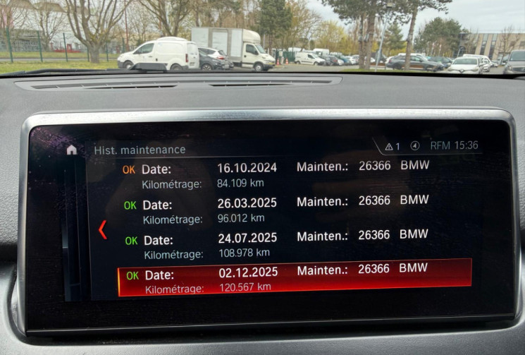 BMW SERIE 2 ACTIVETOURER  F45 LCI 218d 150 ch  Luxury SUIVIS BMW - Toit Ouvrant - Sieges chauffant