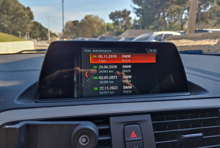 BMW Série 1 116D 116 ch - BVA8 - M Sport - Française - Cuir - Radars AV/AR - Régulateur - Suivi BMW