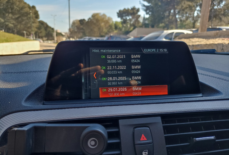 BMW Série 1 116D 116 ch - BVA8 - M Sport - Française - Cuir - Radars AV/AR - Régulateur - Suivi BMW