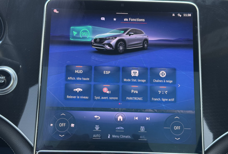 Mercedes EQE SUV 350 + 292 ELECTRIC ART PREMIUM AIRMATIC * ATTELAGE * DIGITAL LIGHT  * ROUES DIRECT.