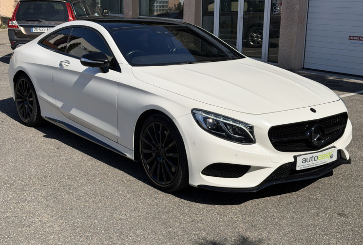 Mercedes CLASSE S Coupe 500 9G-Tronic 455 ch / Suivi 100% MB / Faible km / VOLANT A DROITE