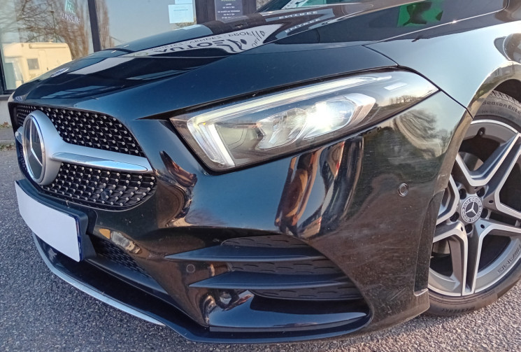 Mercedes CLASSE A BERLINE 180 d 116 ch AMG Line 7G-DCT - Sièges chauffants - Leds Multicouleurs -