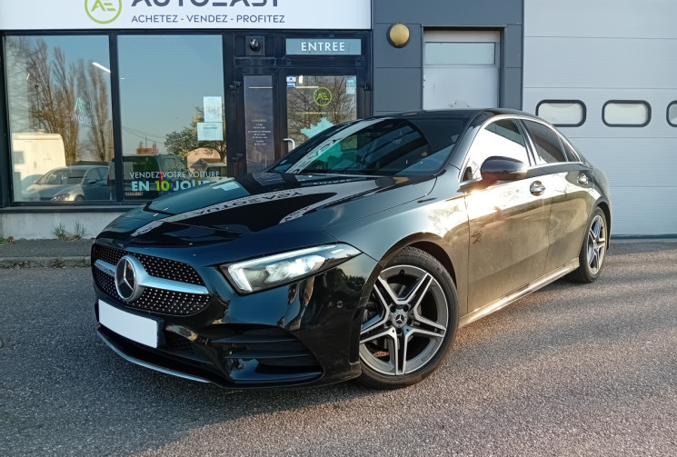 Mercedes CLASSE A BERLINE 180 d 116 ch AMG Line 7G-DCT - Sièges chauffants - Leds Multicouleurs -