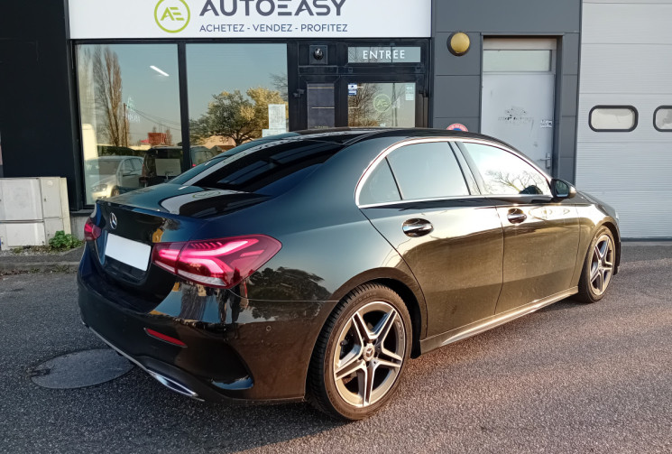 Mercedes CLASSE A BERLINE 180 d 116 ch AMG Line 7G-DCT - Sièges chauffants - Leds Multicouleurs -