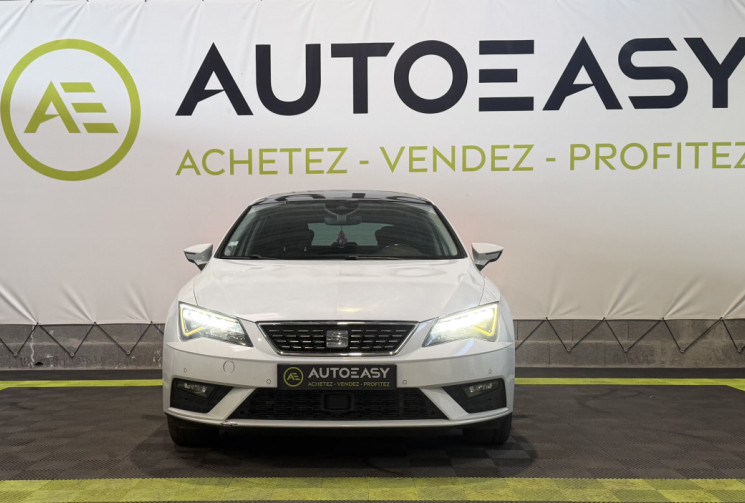 SEAT Leon Leon 2.0 TDI 150ch Xcellence - CARPLAY / LED / Toit ouvrant / Distri OK