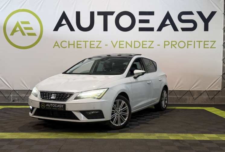 SEAT Leon Leon 2.0 TDI 150ch Xcellence - CARPLAY / LED / Toit ouvrant / Distri OK