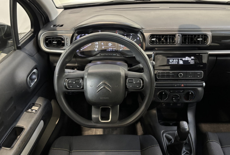 Citroën C3 1.2 PURETECH 82 CH FEEL - SUIVI CITROEN - DISTRIBUTION NEUVE