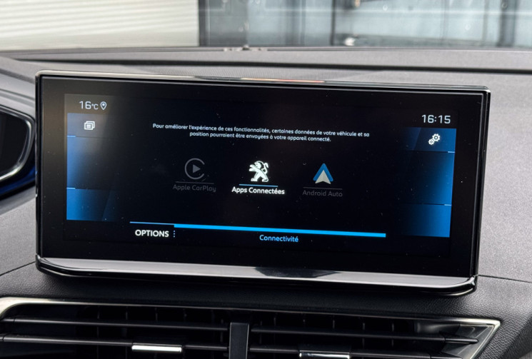 Peugeot 3008 1.6 THP GT EAT8 180 cv Boîte auto Alcantara Sièges chauffants Angles morts 