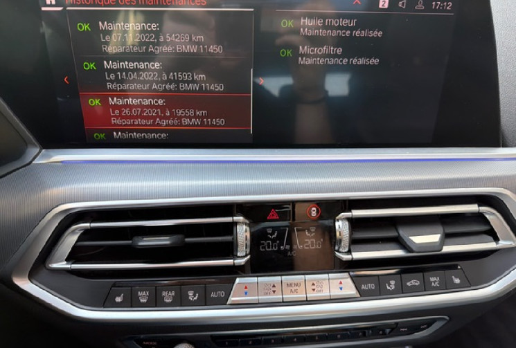 BMW X5 BMW X5 pack M SPORT 3.0d 265cv (G05) origine France 3ème main / HUD / 360 / TOIT OUVRANT / 