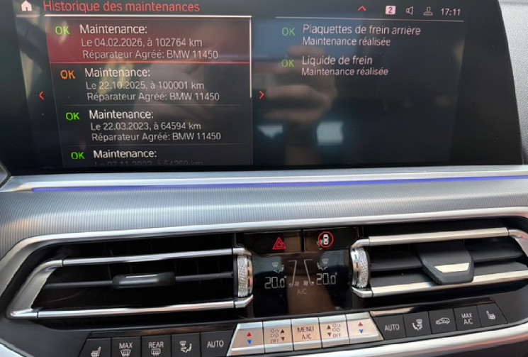 BMW X5 BMW X5 pack M SPORT 3.0d 265cv (G05) origine France 2ème main / HUD / 360 / TOIT OUVRANT / 