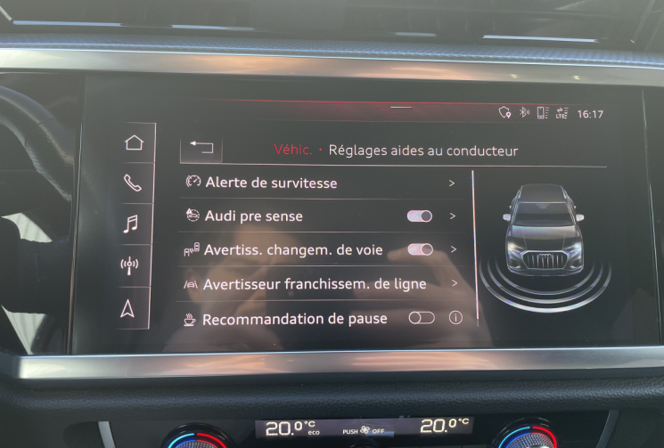 Audi Q3 35 TFSi 150Cv Phase 2 S-LINE*1ère Main*Excellent État*S-Line*NVL Phases!