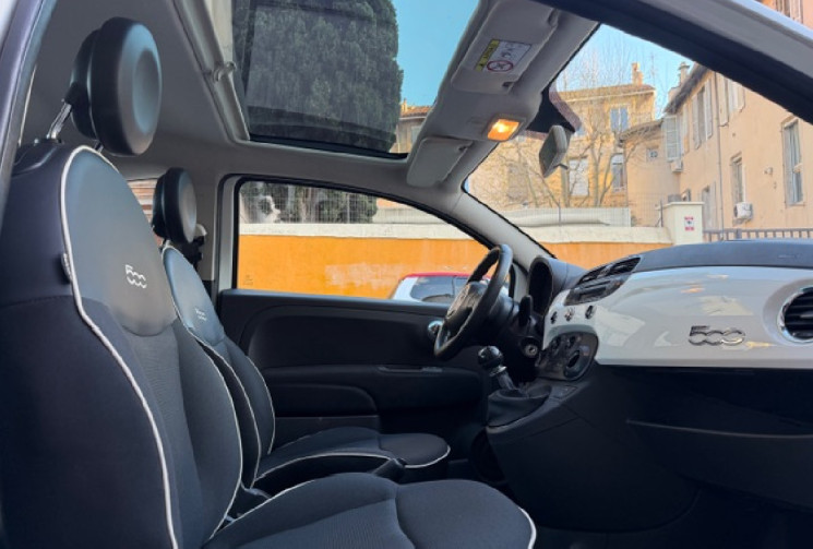 FIAT 500 FIAT 500 LOUNGE  1.2i 69 ch 2ème main / Toit panoramique 