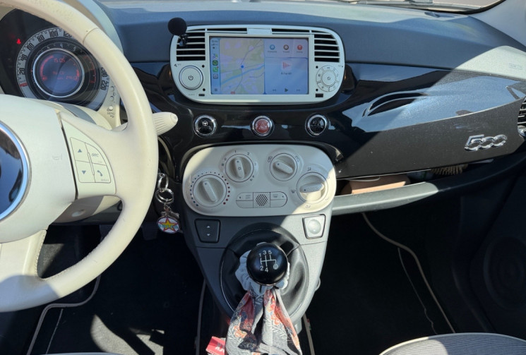 FIAT 500 1.2 Lounge 69 CH / TOIT PANORAMIQUE / CARPLAY