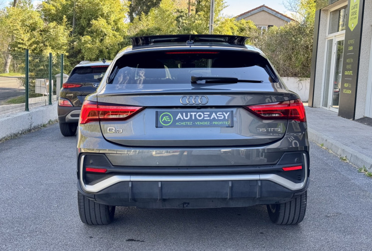 Audi Q3 SPORTBACK S-line 35 TFSi 150 S-Tronic7 Mild Hybrid / Toit ouvrant / Carplay / Sieges chauff