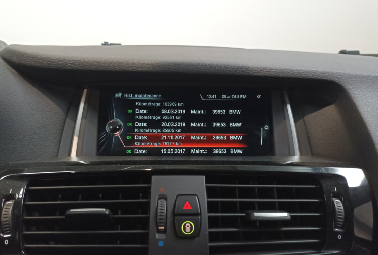 BMW X3 xDrive35dA 313 ch xLine / Entretien complet BMW / suivi à jour