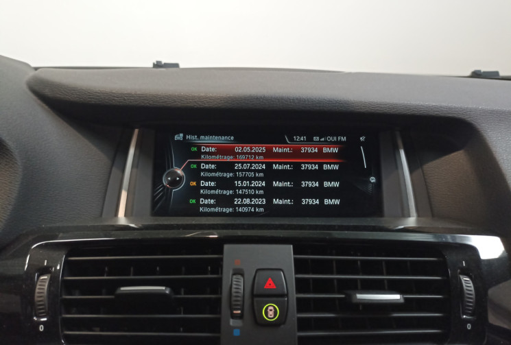 BMW X3 xDrive35dA 313 ch xLine / Entretien complet BMW / suivi à jour