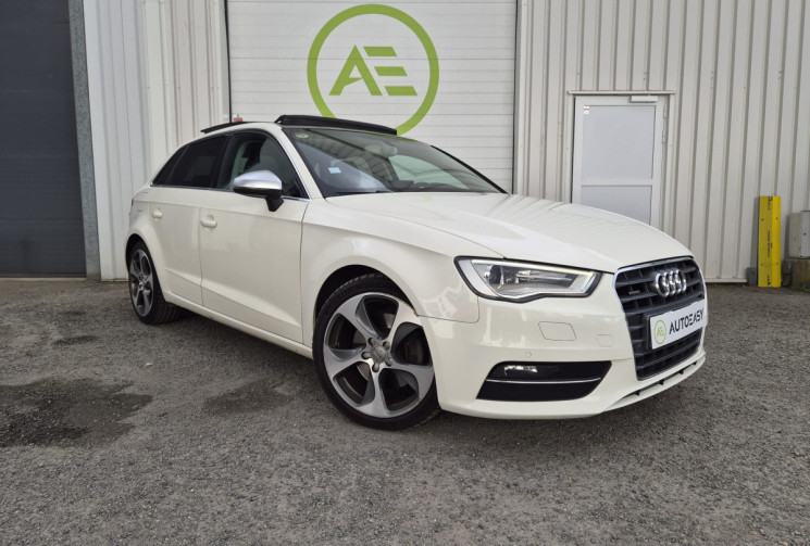 Audi A3 SPORTBACK QUATTRO 2.0 TDi  S-TRONIC 6 184 CV * CARNET COMPLET * TOIT OUVRANT