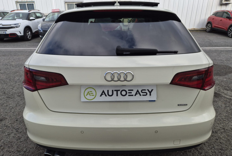 Audi A3 SPORTBACK QUATTRO 2.0 TDi  S-TRONIC 6 184 CV * CARNET COMPLET * TOIT OUVRANT