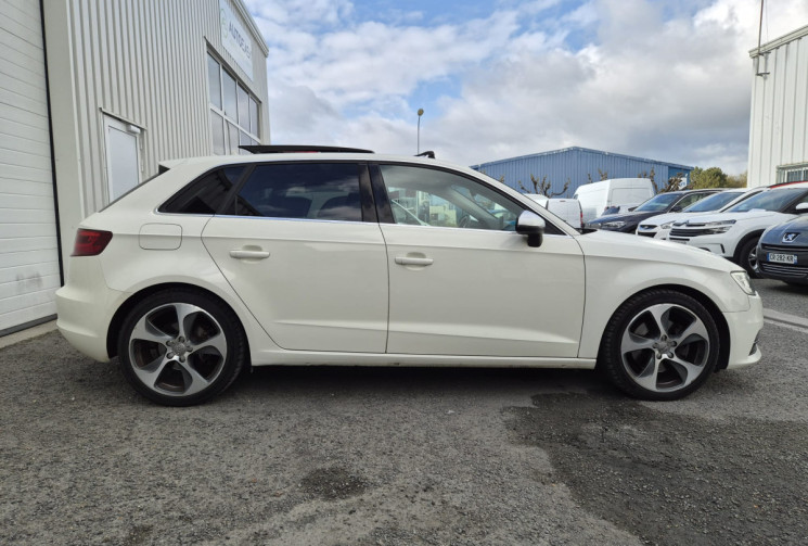 Audi A3 SPORTBACK QUATTRO 2.0 TDi  S-TRONIC 6 184 CV * CARNET COMPLET * TOIT OUVRANT