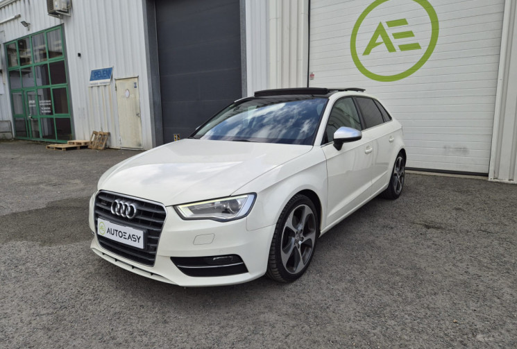 Audi A3 SPORTBACK QUATTRO 2.0 TDi  S-TRONIC 6 184 CV * CARNET COMPLET * TOIT OUVRANT
